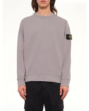 Stone Island 6100017 Organic Cotton Sweatshirt - Grey