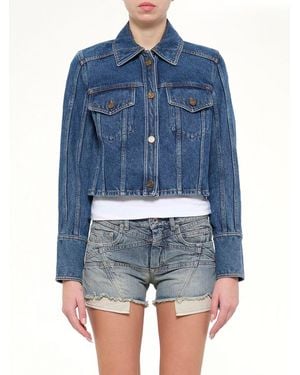 Balmain 2 Pockets Denim Jacket - Blue