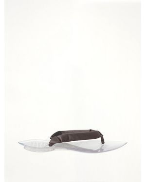Alaïa Invisible Padded Tongs - White