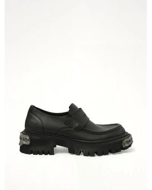 Balenciaga Tractor Loafer L20, 100% Leather - Black