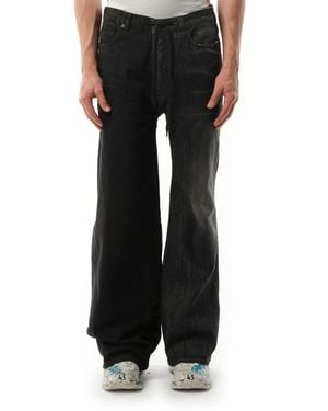 Balenciaga Fifty-Fifty Pants, 100% Fabric, Size: Small - Black