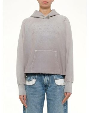 Maison Margiela Number Hoodie - Grey