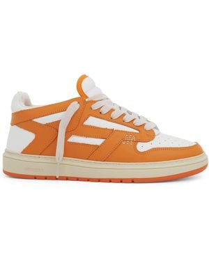 Represent Reptor Low Trainers, Neon/Vintage, 100% Leather - Brown