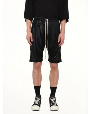 Rick Owens Light Wide Pusher Shorts - Black