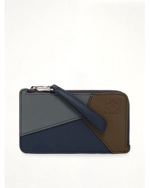 Loewe Puzzle Edge Coin Cardholder Multi - Blue