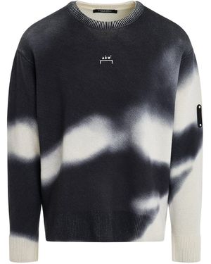 A_COLD_WALL* Gradient Knit Jumper, Long Sleeves, , 100% Wool, Size: Large - Blue