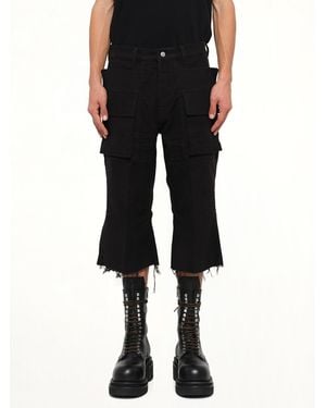 Rick Owens Cargo Bolan Cutoffs - Black
