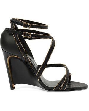 Lanvin Wedge Sandals - Black