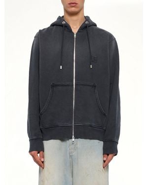 WOOYOUNGMI Washed Hoodie - Blue