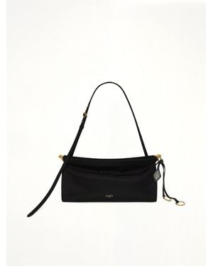 Alaïa Le Click East West Nylon Shoulder Bag - White