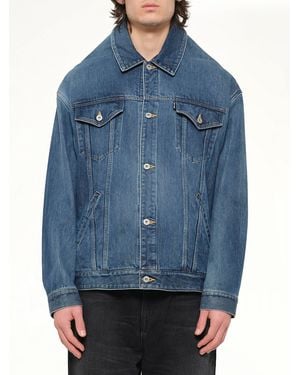 Doublet Head Drop Denim Jacket - Blue