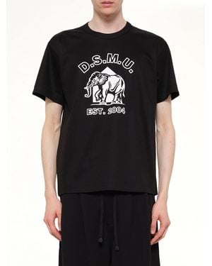 DSM KEI NINOMIYA D..M.U' T-Shirt - Black
