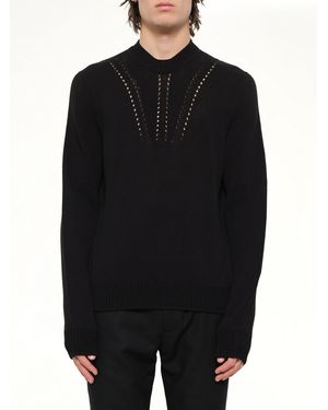 Jil Sander Midweight Crewneck Jumper - Black
