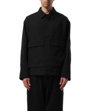 Y-3 Sports Pocket Coach Jacket, Long Sleeves, Size: Small - Black