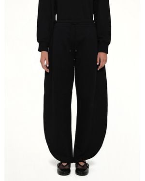 Alaïa Petal Joggers - Black