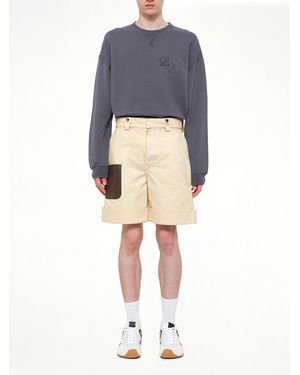 Loewe Turn-Up Shorts - Blue