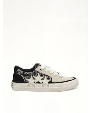 Amiri Bandana Sunset Skate Trainers, 100% Rubber - White