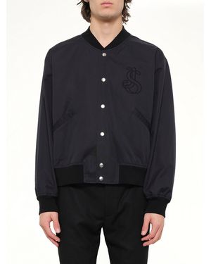 Jil Sander Blouson 130 With Embroidery - Blue