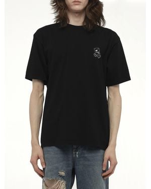 Undercover Small Teddy Bear Printed T-Shirt - Black