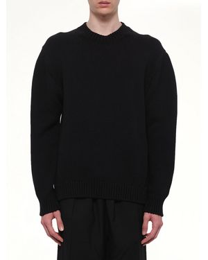 vowels Crewneck - Black