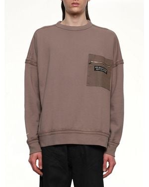 Undercover Pocket Sweatshirt - Gray