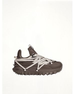 Rick Owens X Moncler Trail Grip Megalace Trainer - White
