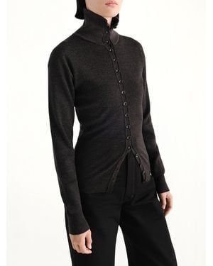 Lemaire Buttoned Top - Black