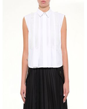 Sacai Ss Poplin Shirt - White