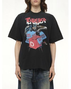 Doublet Tenbuyer T-Shirt, 100% Polyester - Black