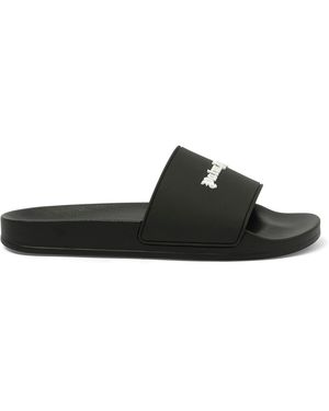 Palm Angels Classic Logo Pool Slider - Black