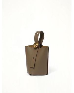 Loewe Pebble Bucket Mini - White