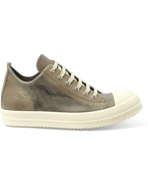 スニーカー Rick Owens Lamb Leather Low-Top Sneakers With Calf Leather Rick Owens Lamb Leather Low-Top Sneakers With Calf Leather