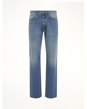 Maison Margiela Straight Leg Denim Jeans - Blue
