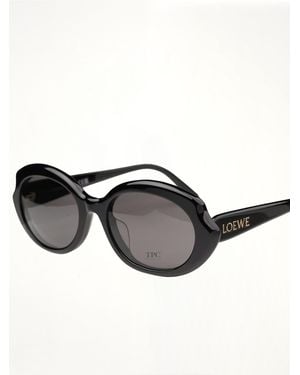 Loewe Lw40147F 5501A Acetate Sunglasses - Black