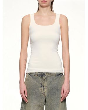 Entire studios Squared Neck Top - White