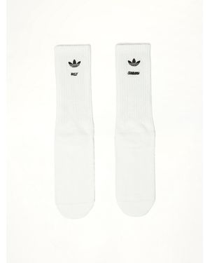 Willy Chavarria X Adidas X Chavarria Socks, 100% Cotton - White