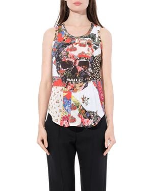 McQueen Maglietta Skull T-Shirt - White