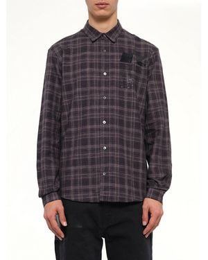 McQ Chemise À Carreaux - Gray