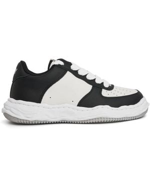 Maison Mihara Yasuhiro Wayne Og Sole Trainers, 100% Rubber - White