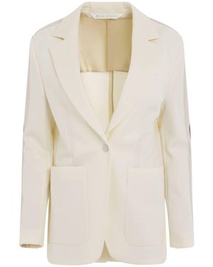 Palm Angels Track Blazer, 100% Cotton - White