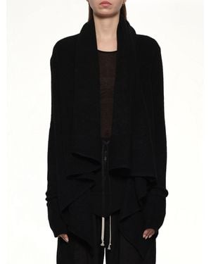 Rick Owens Hooded Medium Wrap - Black