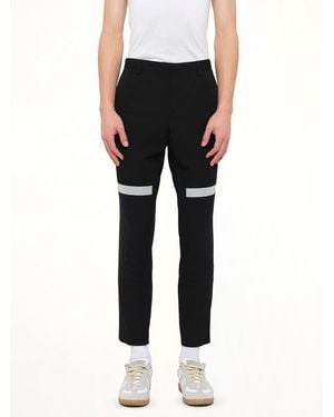 Lanvin Slim Crop Patch Trousers - Black