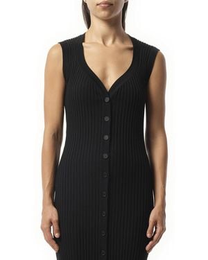 Givenchy Pod Long Knit Jacket - Black