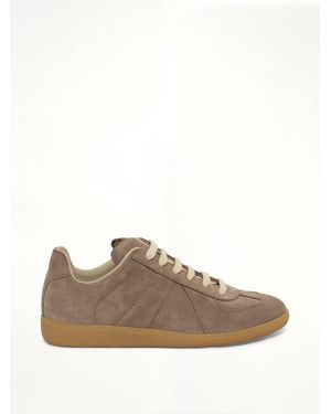Maison Margiela Replica Leather Trainer - Brown