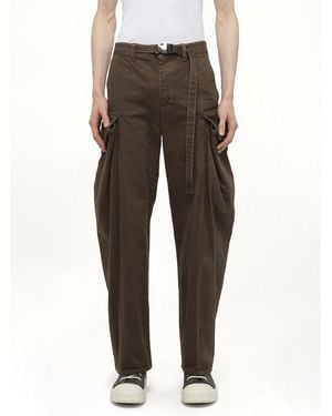 Sacai Denim Trousers - Brown