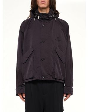 WOOYOUNGMI Nylon Double Pocket Jacket - Blue