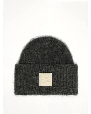 Ami Paris Patch Beanie - Black