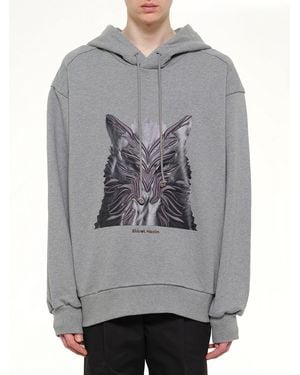 Juun.J Wolf Hoodie - Gray