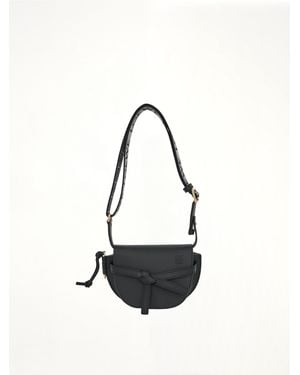 Loewe Mini Gate Dual Bag - Black
