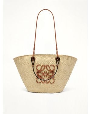 Loewe Anagram Basket Medium Bag - Natural